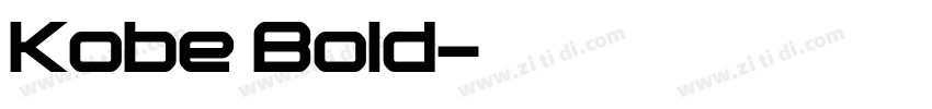 Kobe Bold字体转换